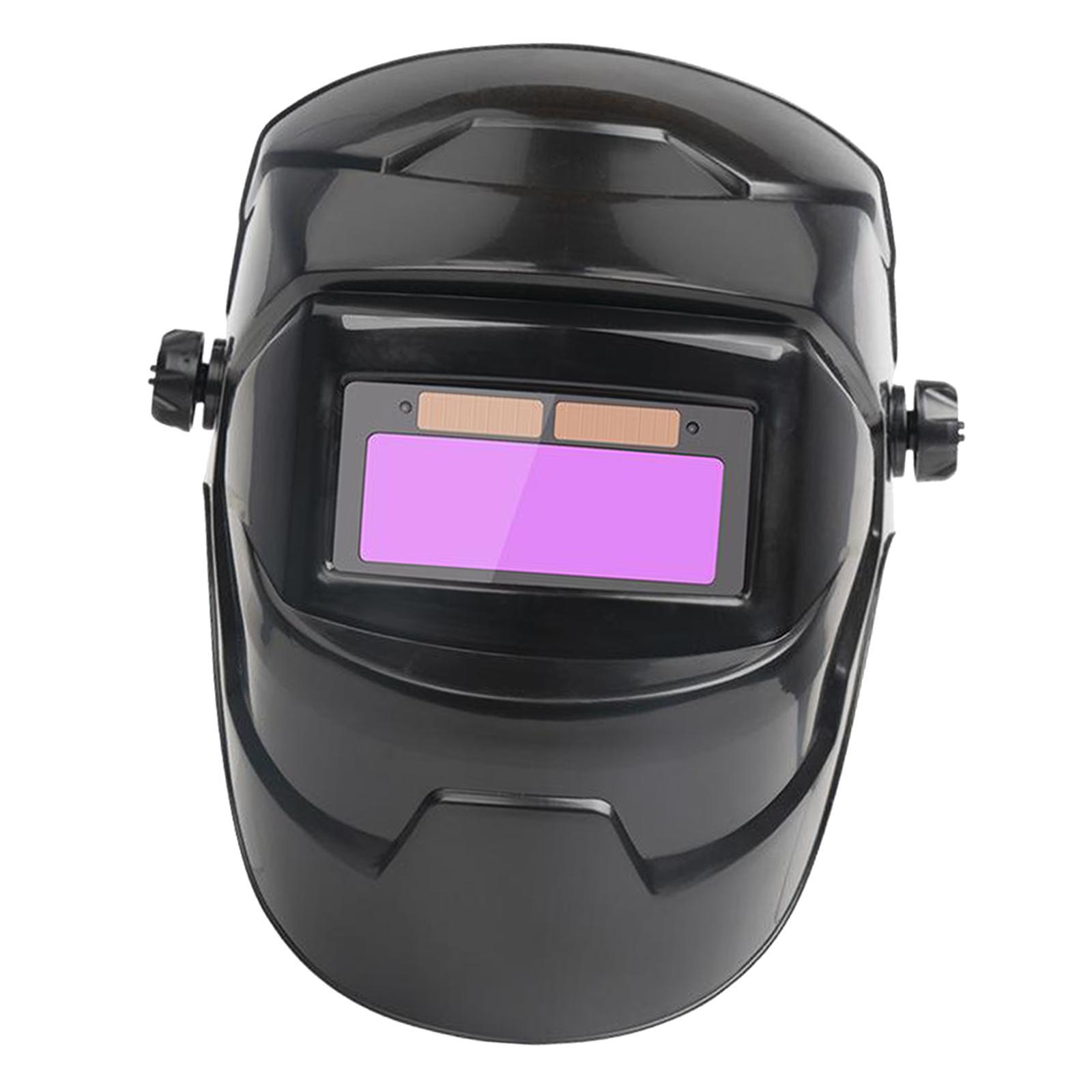4x Solar Powered Welding Welder Adjustable Black