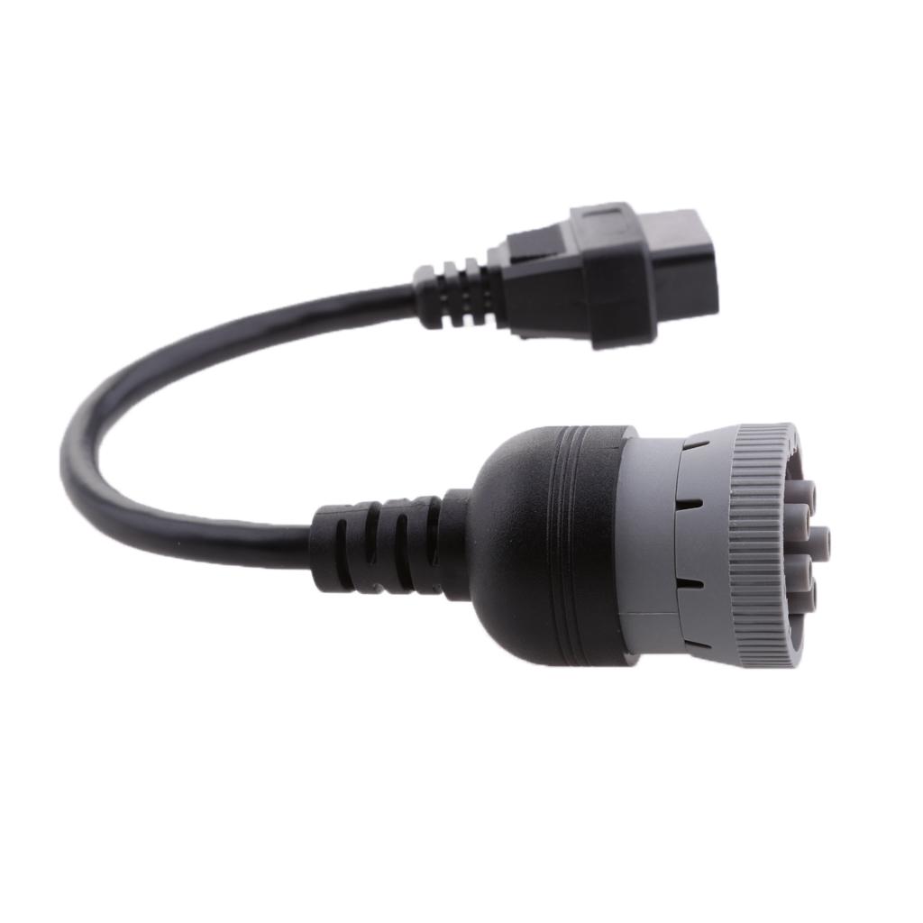 Nặng Xe Tải J1708 6 Pin Để OBD2 16 Pin Chẩn Đoán Cáp