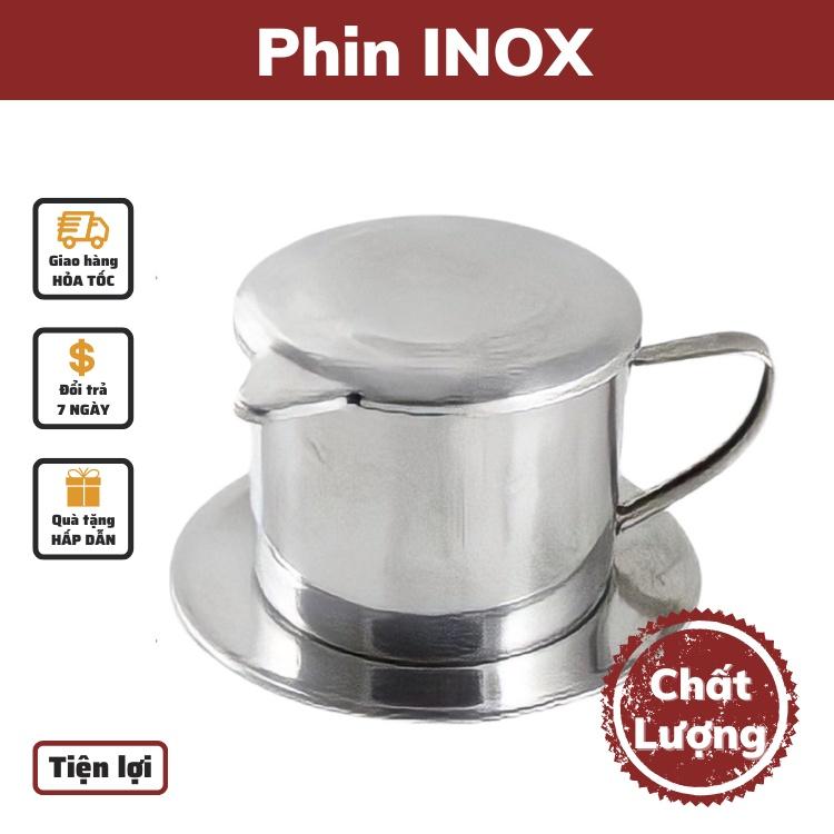 Phin pha cafe cao cấp Inox 304 có nắp vặn phin nhôm trung nguyên pha cà phê nguyên chất giữ nguyên hương vị đậm đà