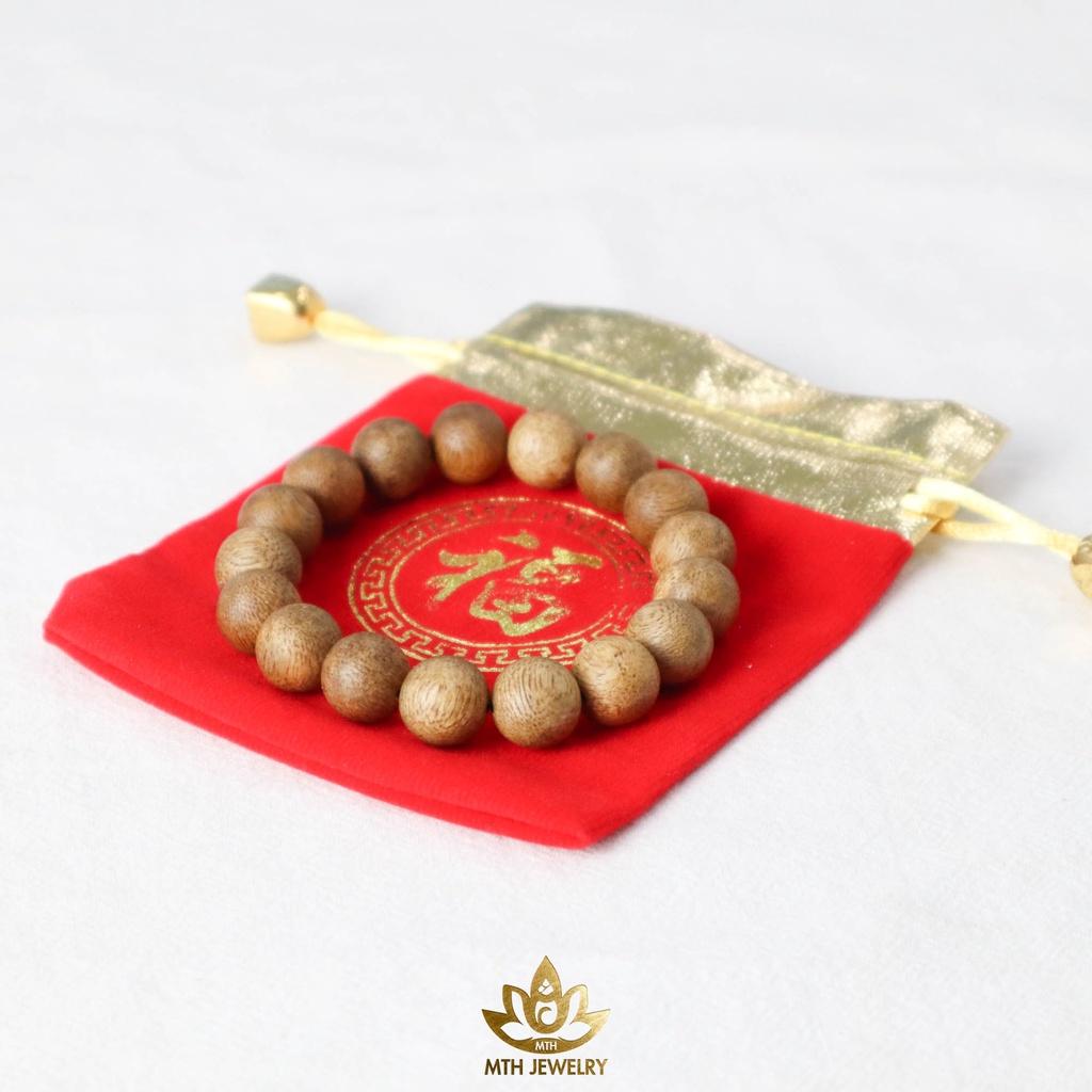 Vòng Tay Trầm Hương Rừng Loại 2 Tròn Đơn Size 8/10/12/14mm