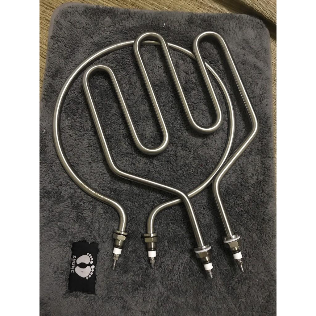 Thanh nhiệt vòng tròn inox 304 công suất 3kw 4kw 5kw điện 220V 380V