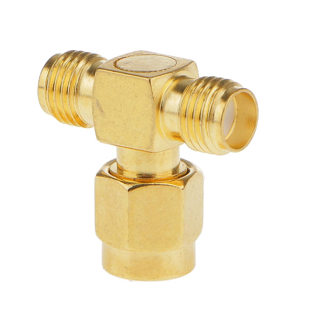 To Two RF  Wifi   T Coax Connector