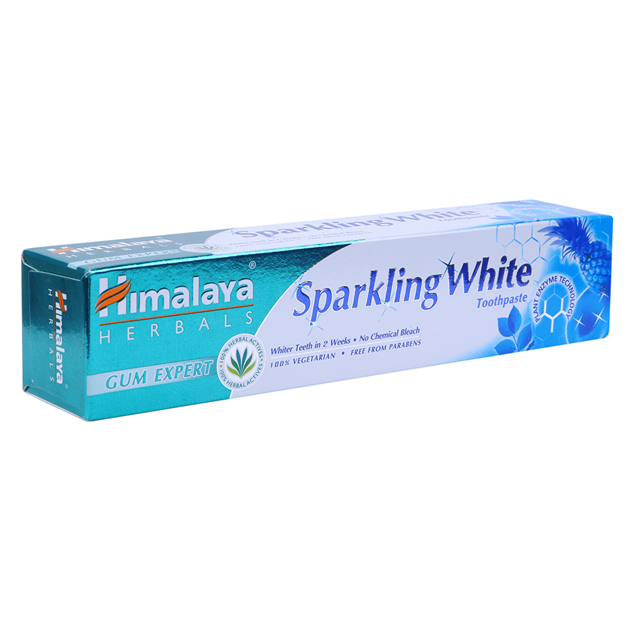 Kem Đánh Răng Trắng Sáng Lấp Lánh Sparking White Himalaya Herbals HMTP0002 (100g)