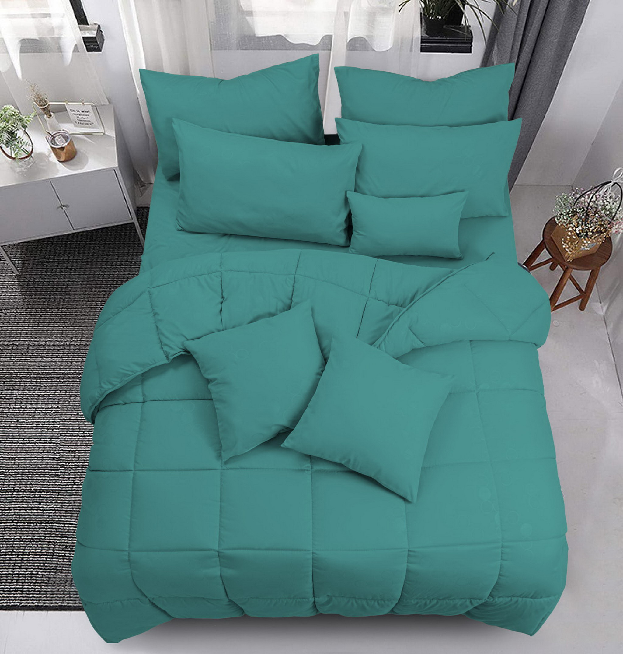 Bộ ga và Chăn chần bông Ai By Akemi Colourkissed Ofek, gồm 5 món