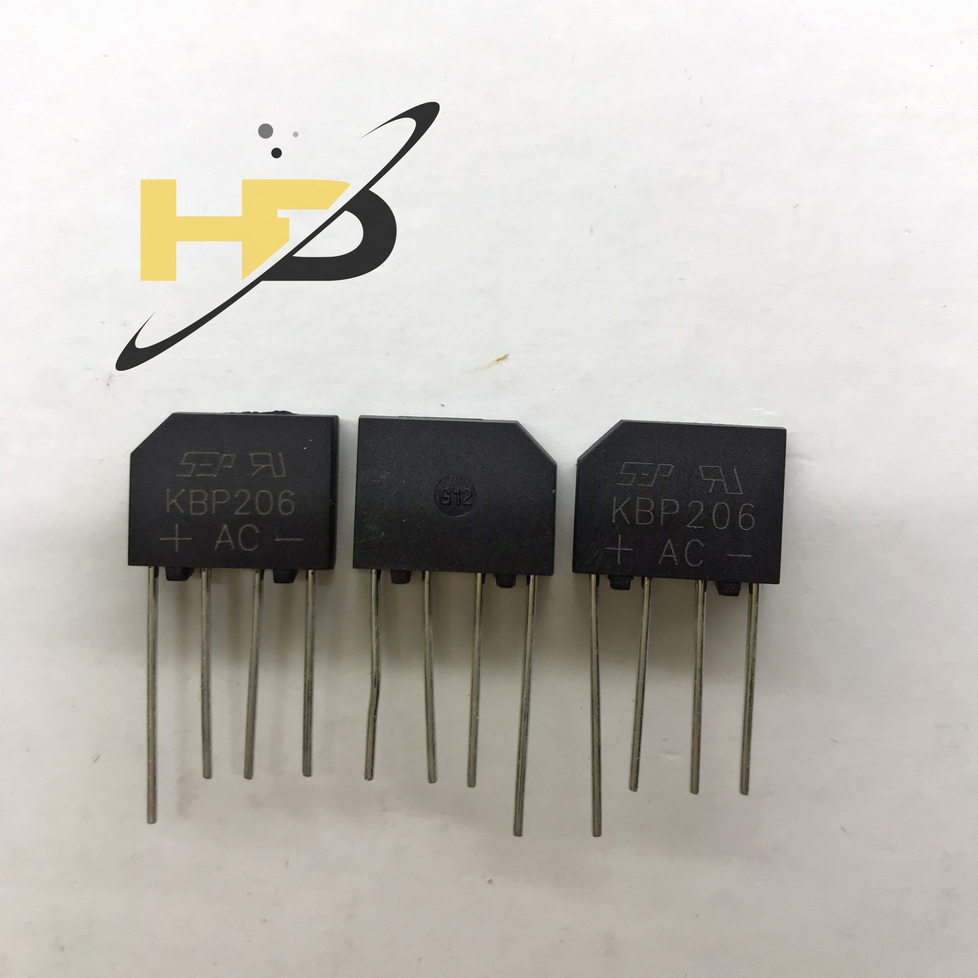 Diode Cầu 2A 600V KBP206 Vuông DIP4