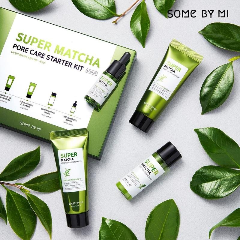 Bộ chăm sóc Some By Mi Super Matcha Pore Care Starter Kit-Edition