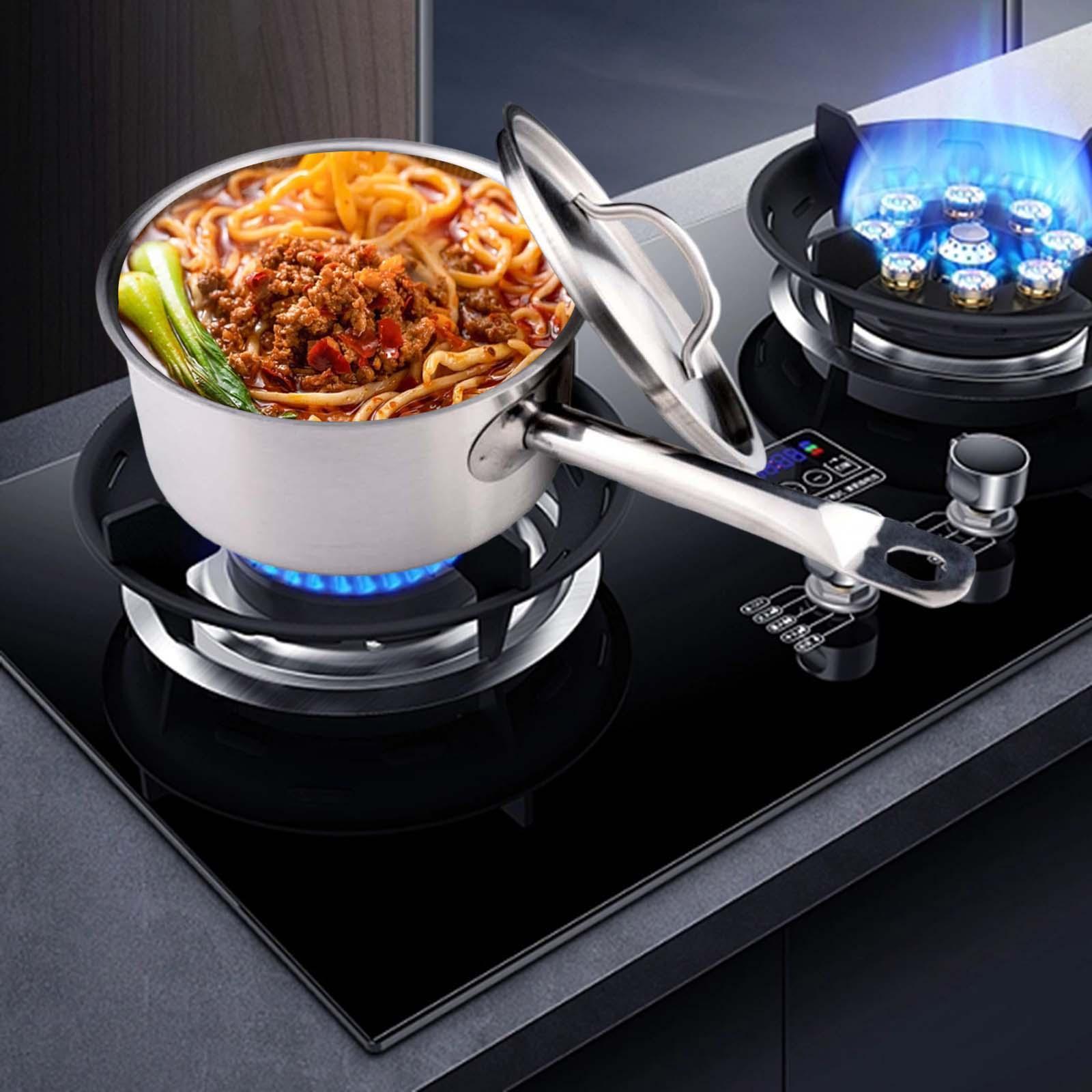 Stainless Steel Small Pot Milk Soup Pan for Home Kitchen Restaurant Gravies