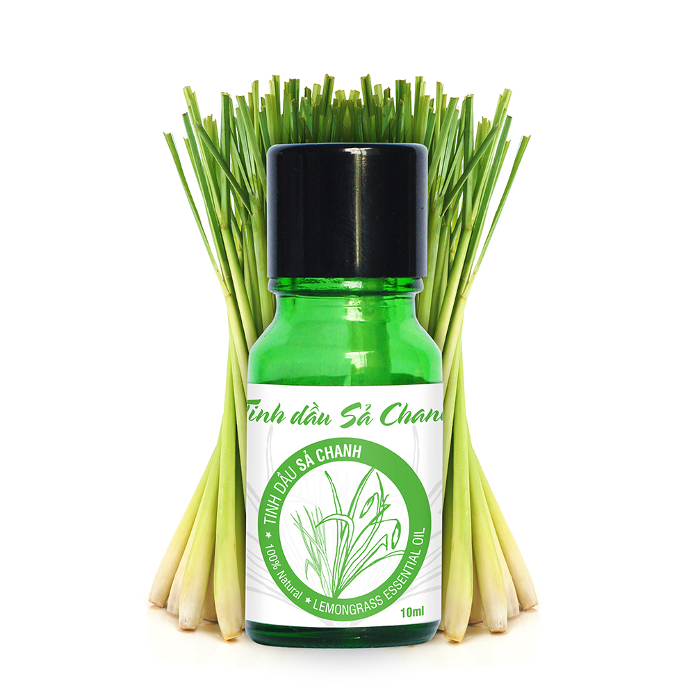 Combo Tinh Dầu Sả Chanh Đất Việt 10ml + Tinh Dầu Tràm Đất Việt 10ml (Giải pháp phòng chống muỗi trong mùa mưa)