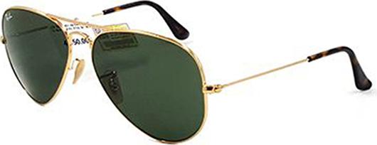 Kính Mát Unisex Rayban RB 3025 181(58) (58/14/135) - Xanh Rêu Đậm