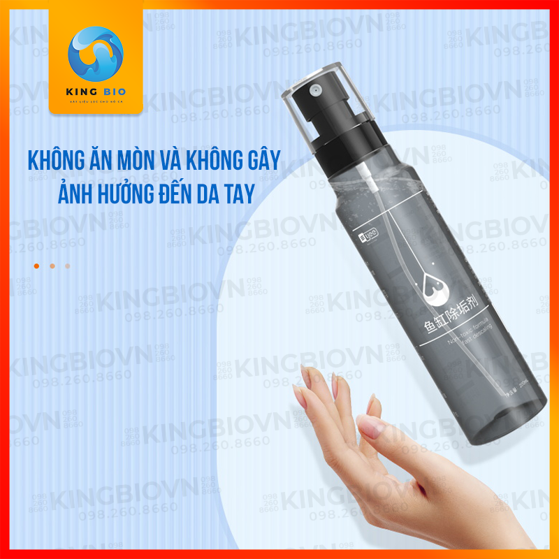 Dung dịch tẩy cặn bẩn cao cấp Yee – tẩy cặn bẩn nhanh không gây hại cho cá