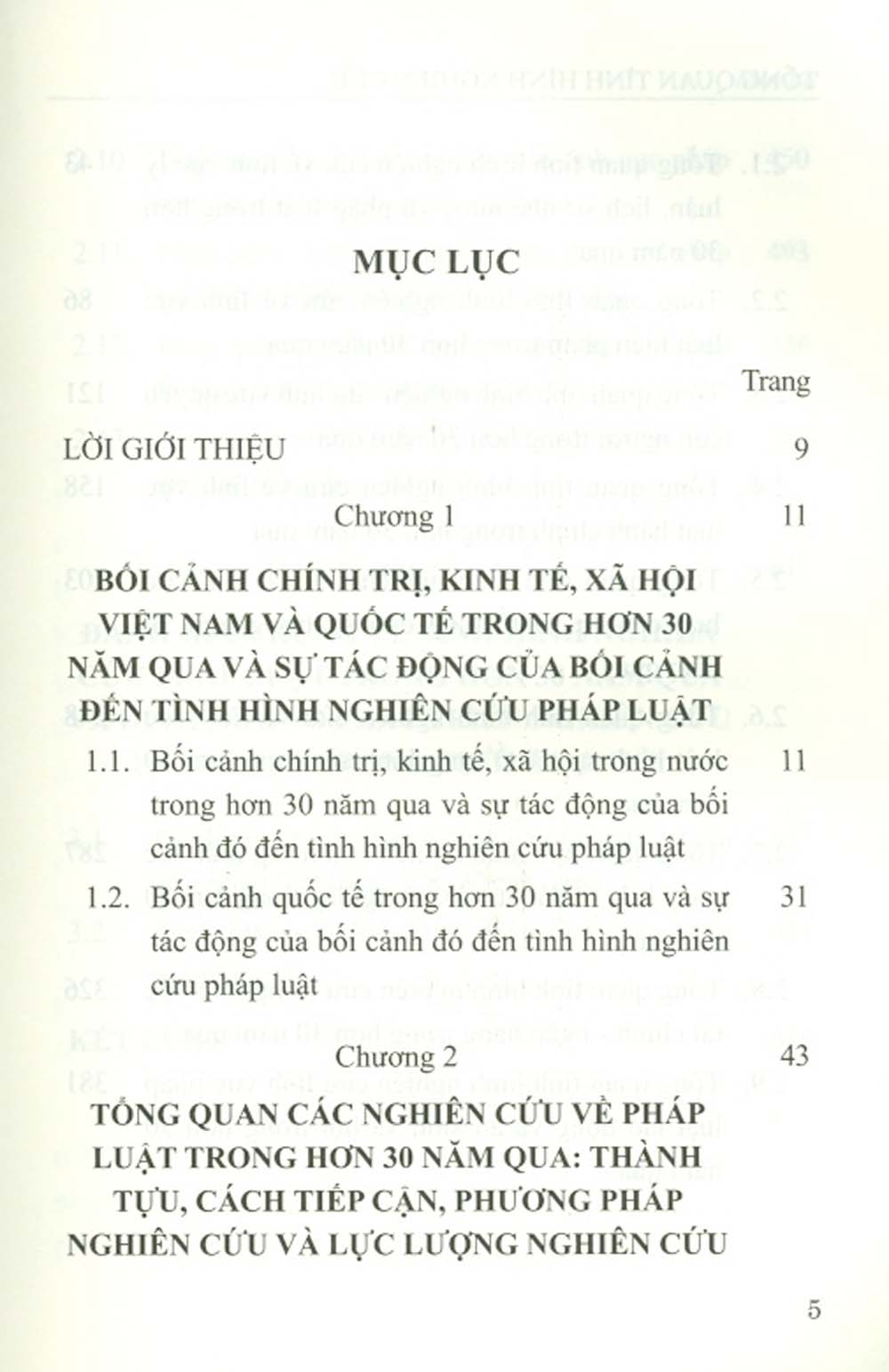 Tổng Quan Tình Hình Nghiên Cứu Về Pháp Luật Ở Việt Nam Trong Hơn 30 Năm Qua