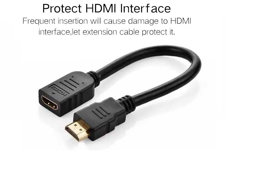 30cm 50cm 1m 2m Nối dài 3m Cáp tương thích HDMI 1080p 3D 1.4v HDMI Cáp Nối Dài cho HD TV LCD Laptop PS3 Máy Chiếu