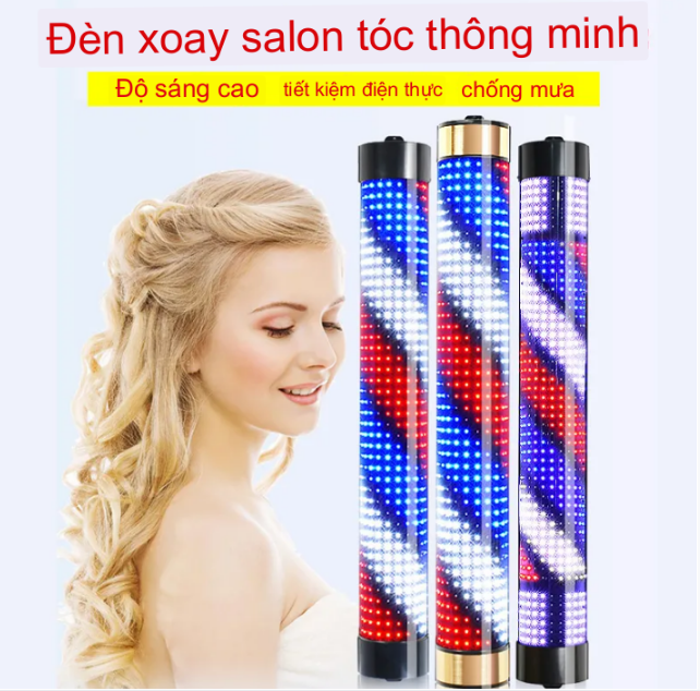 Đèn Led Đứng Dạng Xoay Trang Trí Bên Shop Thu Hút Khách Hàng Twisted Pole Retro