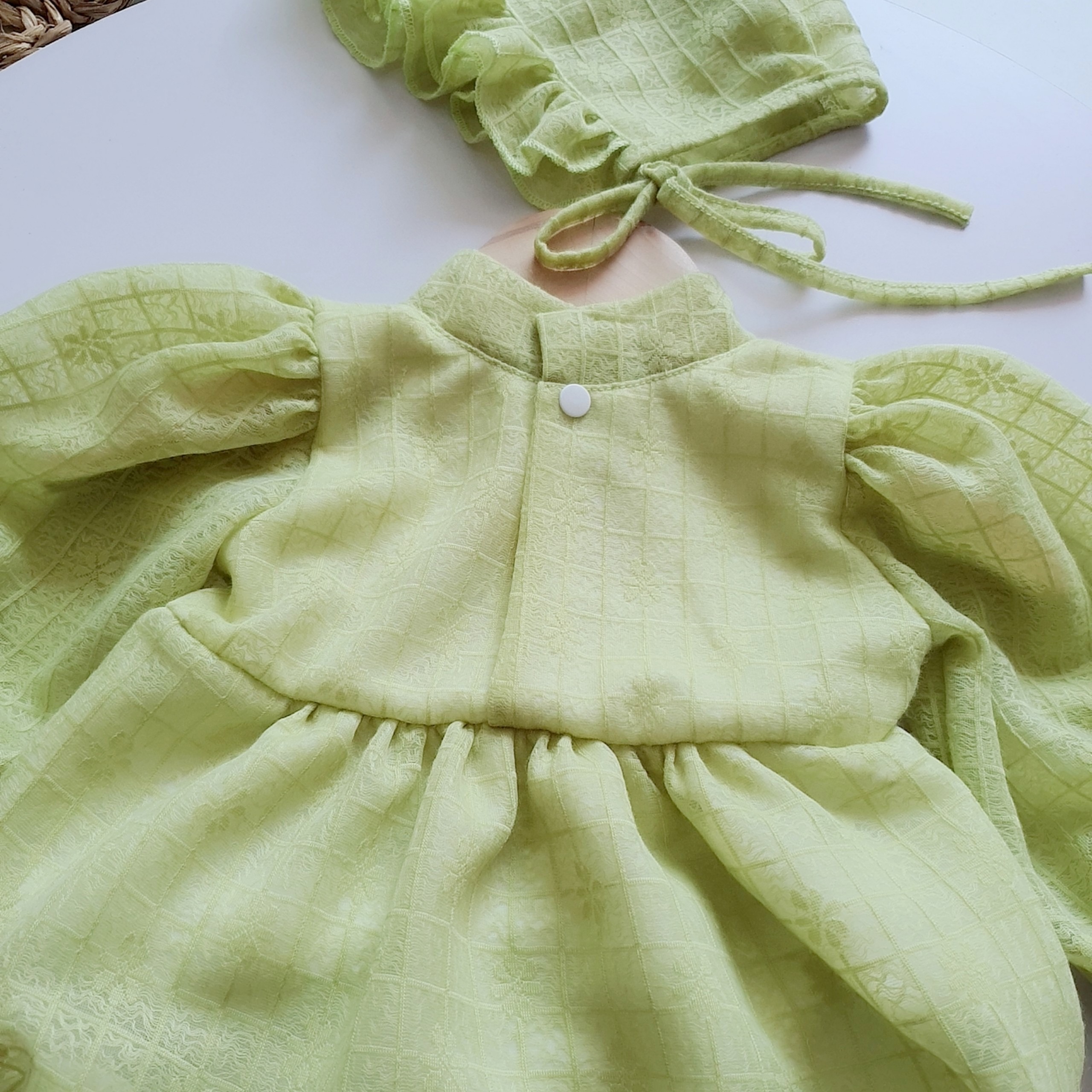 Body Cổ Tàu Bé Gái 3 Đến 12kg Chất Ren Nhật Dập Hoa Nổi CAO CẤP