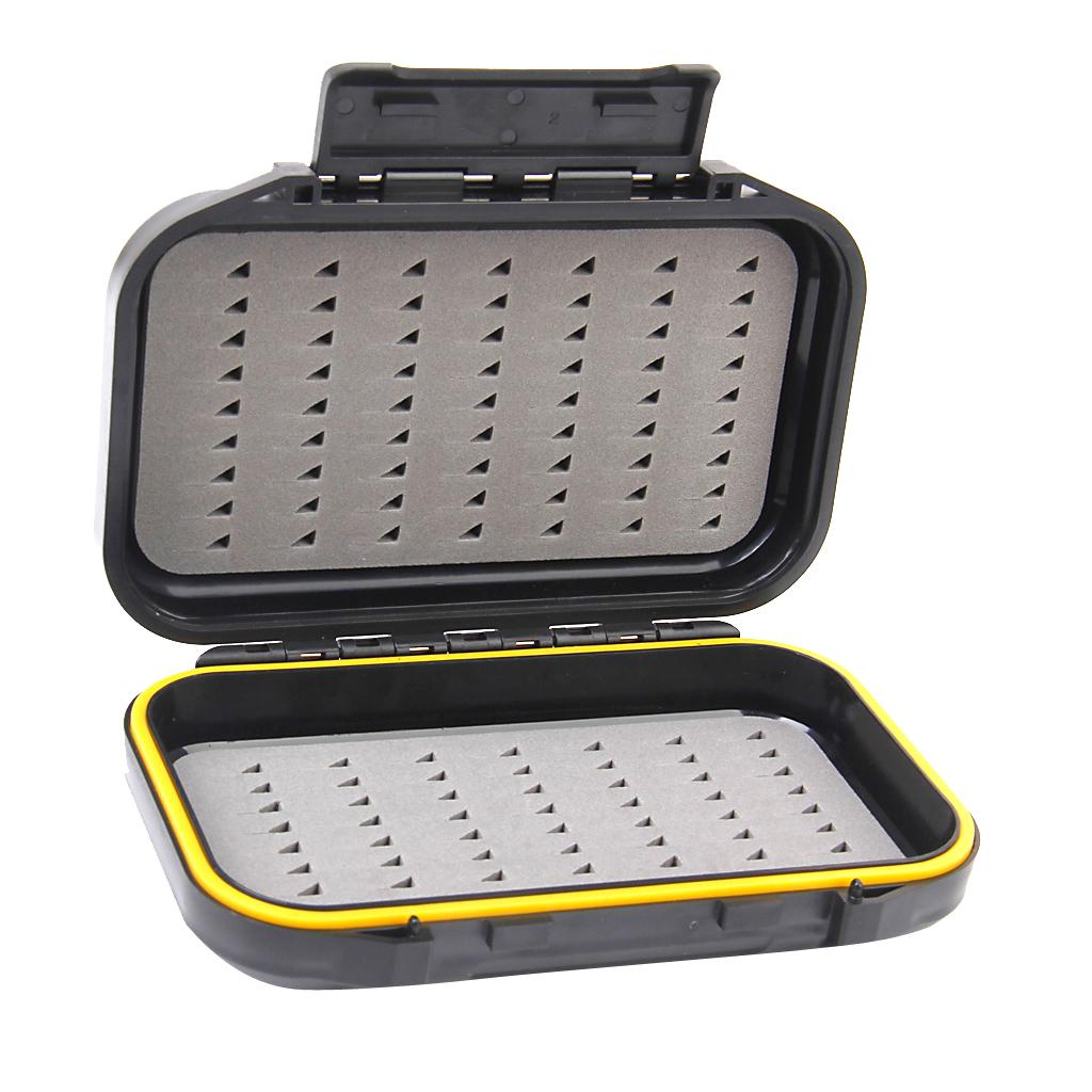 Double-layer Waterproof Fly Box Lure Storage Case with Foam Fly Drying Patch Replacement