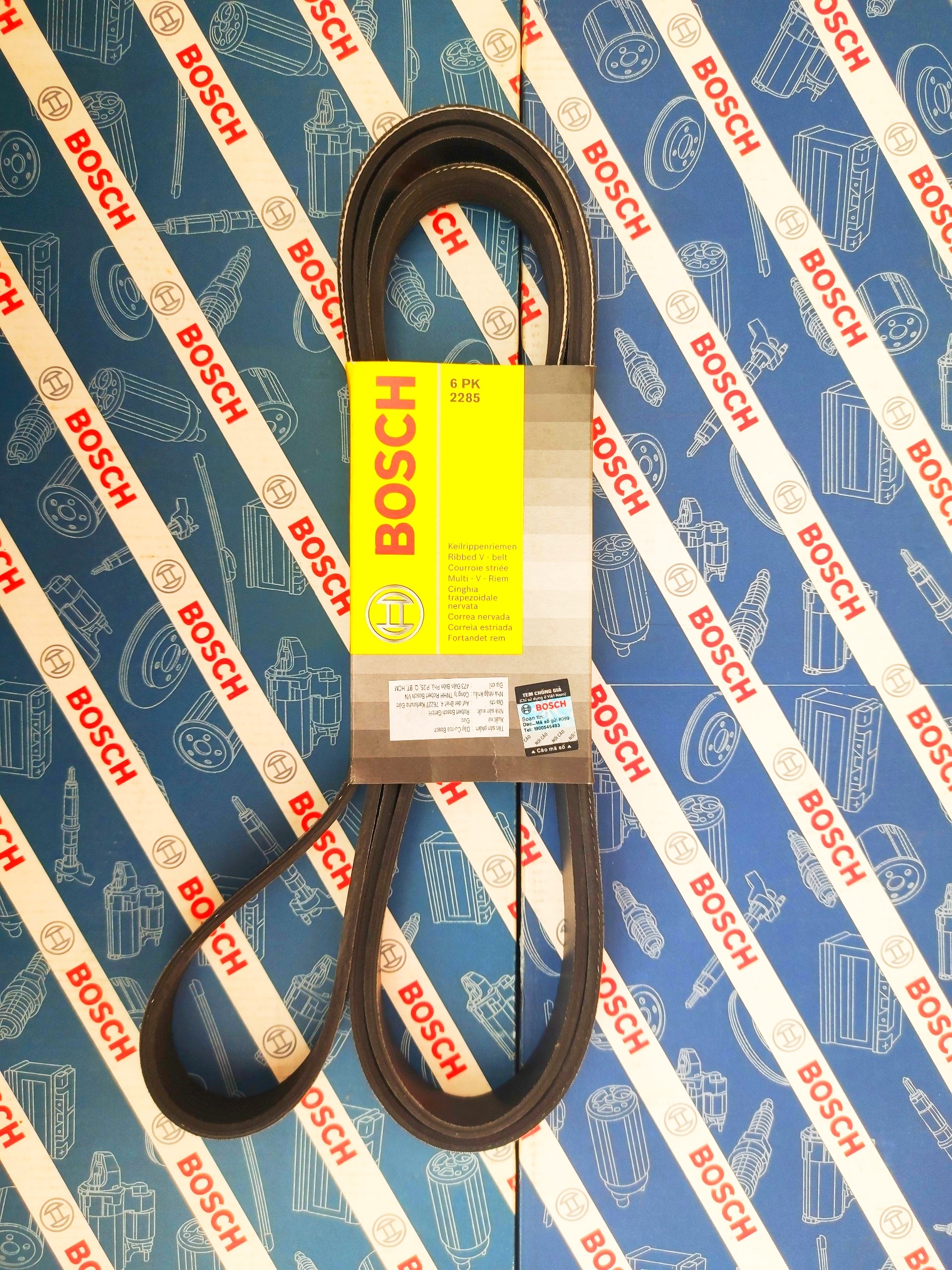 Dây Curoa Mazda 3 2.3, Mazda 6 2.5 , Mercedes V-Class - Bosch 6PK2285