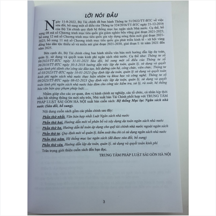Sách Hệ Thống Mục Lục Ngân Sách Nhà Nước (sửa đổi, bổ sung) - V2233D