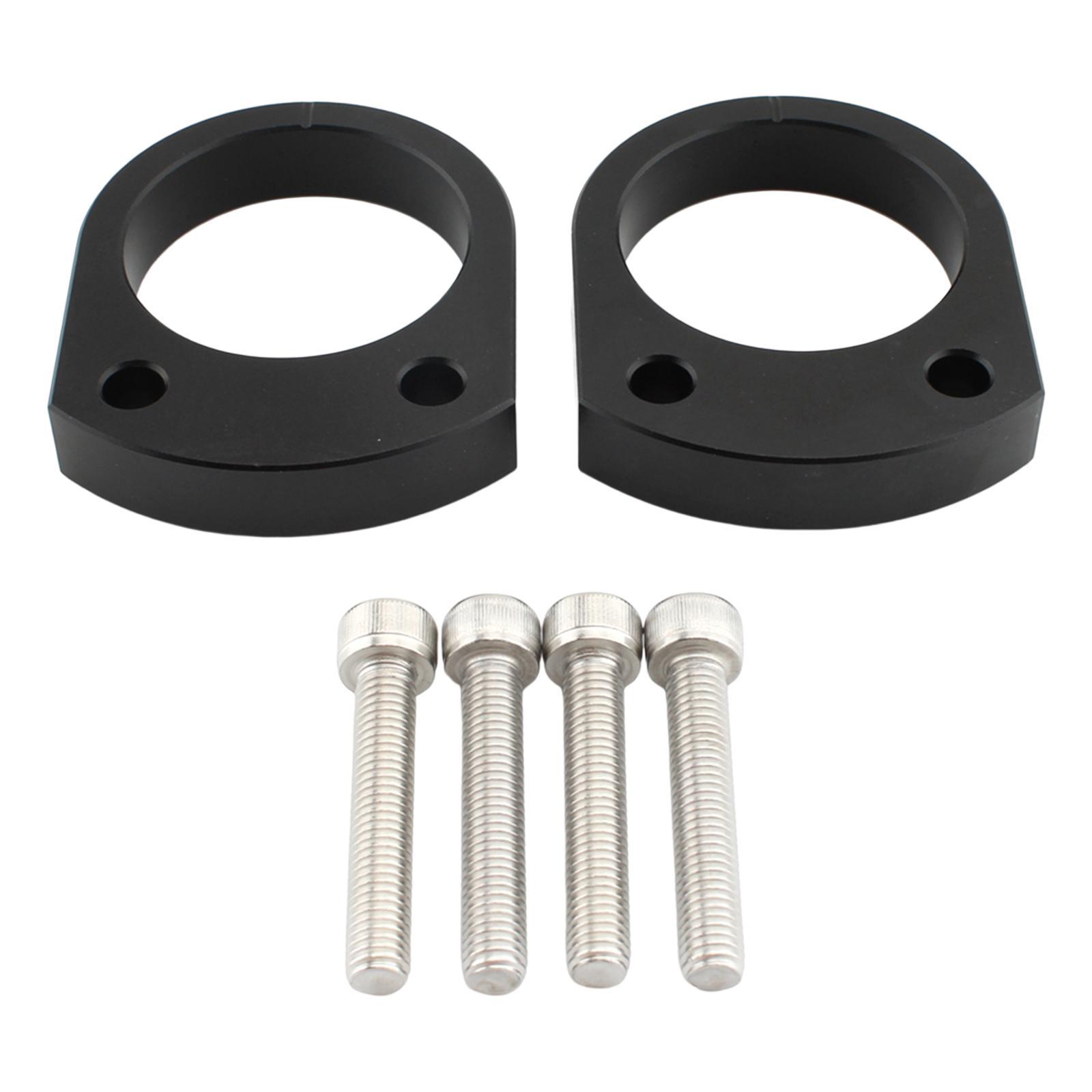 2 Pieces Handlebar Risers, Handlebar Clamp 14mm Aluminum Alloy Adapters Handle Bar Riser Clamp for  Zzr1400 Motorbike Accessories