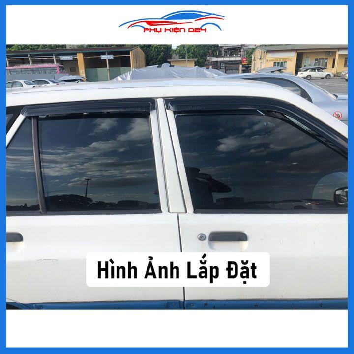 Vè che mưa Pride CD5 vè đen, nhựa ABS cao cấp chắn mưa, cản bụi, trang trí xe hơi