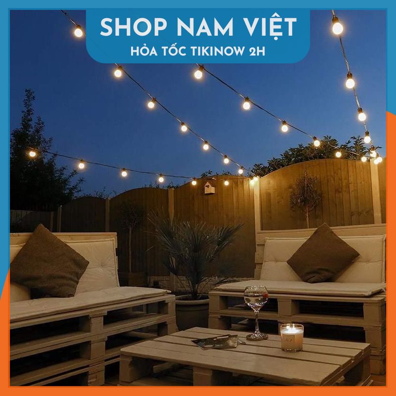 Dây Led Ping Pong G50 Siêu Bền Chịu Mưa Nắng Trang Trí Ngoài Trời - Chính Hãng NAVIVU