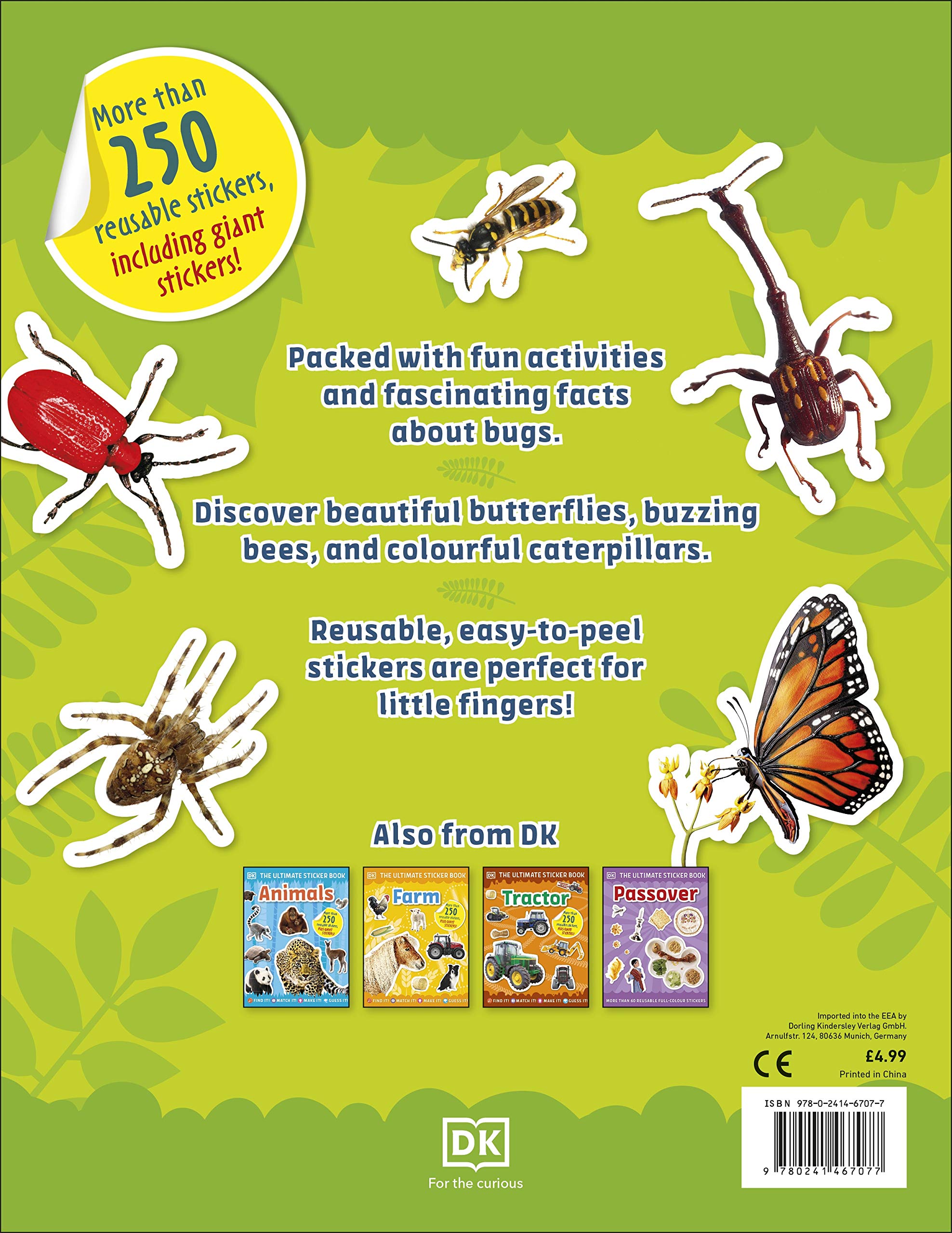 The Ultimate Sticker Book Bugs