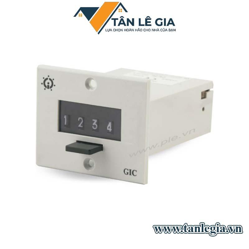 Bộ đếm xung hình chữ nhật, không cài đặt lại dòng CR-26, AC 230V 50/60 Hz Gic NA51B-385