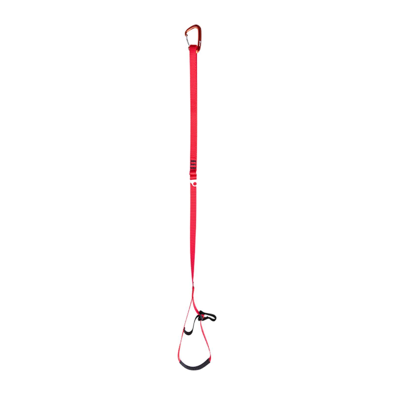 Climbing Foot Ascender Riser 80-130cm Adjustable Caving Foot  Loop Strap