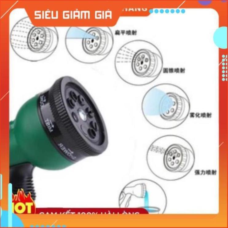 Vòi xịt nước tưới cây rửa xe 8 chế độ 206815