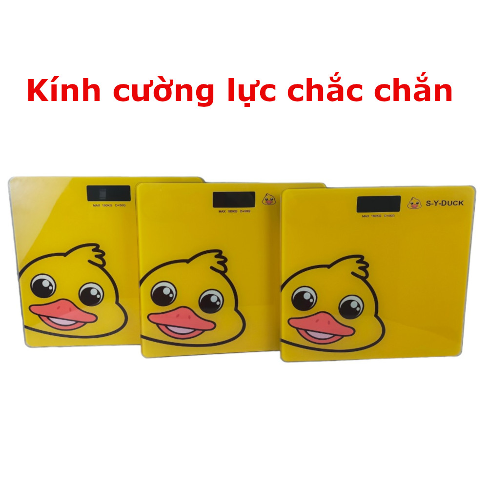 Cân Điện Tử Sức Khỏe - Cân Vịt cười- Đo Nhiệt Độ Phòng