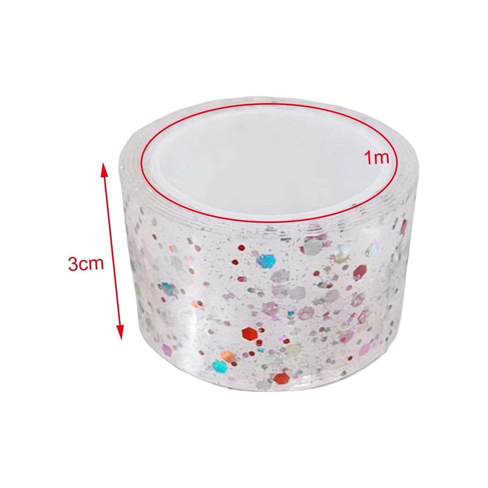 Glitter  Traceless Double Sided Non Marking for Classroom DIY Craft Supplies
