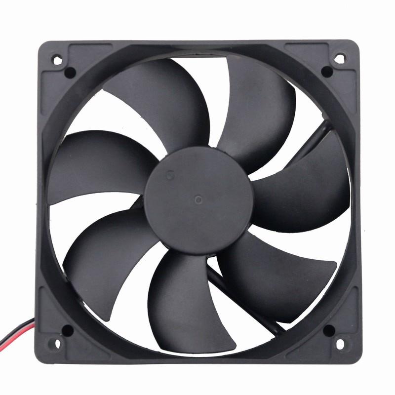 1 Pcs Gdstime DC 24V Dual Ball PC Cooling Fan 120mm x 25mm Brushless Cooler 120*120mm 300RPM High Speed 0.26A 12025B 2Pin