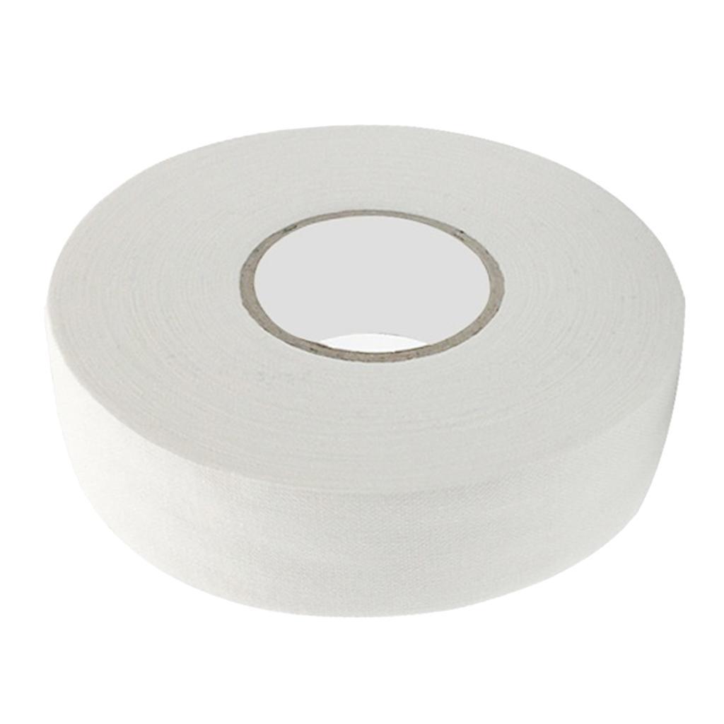 Roll Adhesive Ice Hockey Tape Cotton Cloth Stick Handle  White