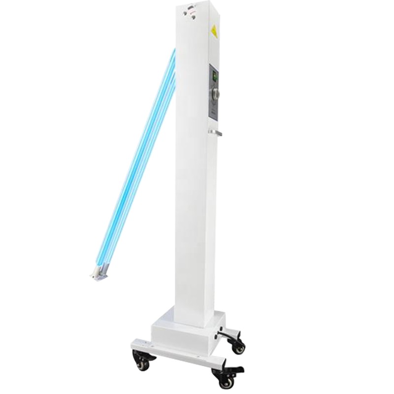 Đèn UVC khử trùng phòng di động Dr.Air UV 60W kèm điều khiển từ xa, cho phòng <60m2-Hàng Chính Hãng
