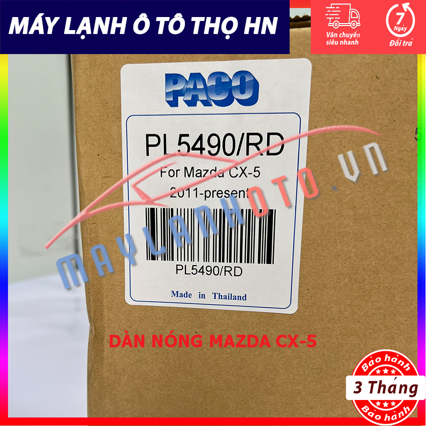 Dàn (giàn) nóng Mazda CX-5 Hàng xịn Thái Lan (hàng chính hãng nhập khẩu trực tiếp) CX5