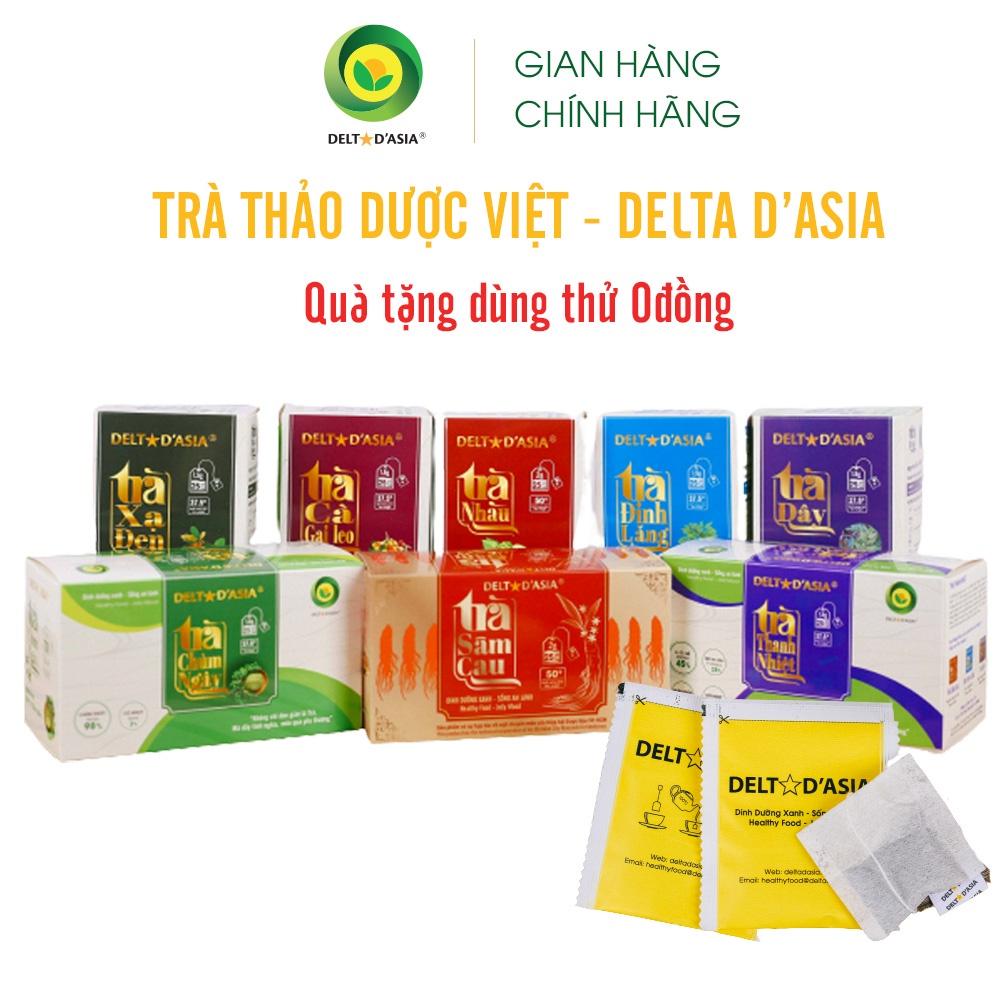 Trà thảo dược túi lọc cao cấp thương hiệu Delta D'Asia (Nhiều hương vị)