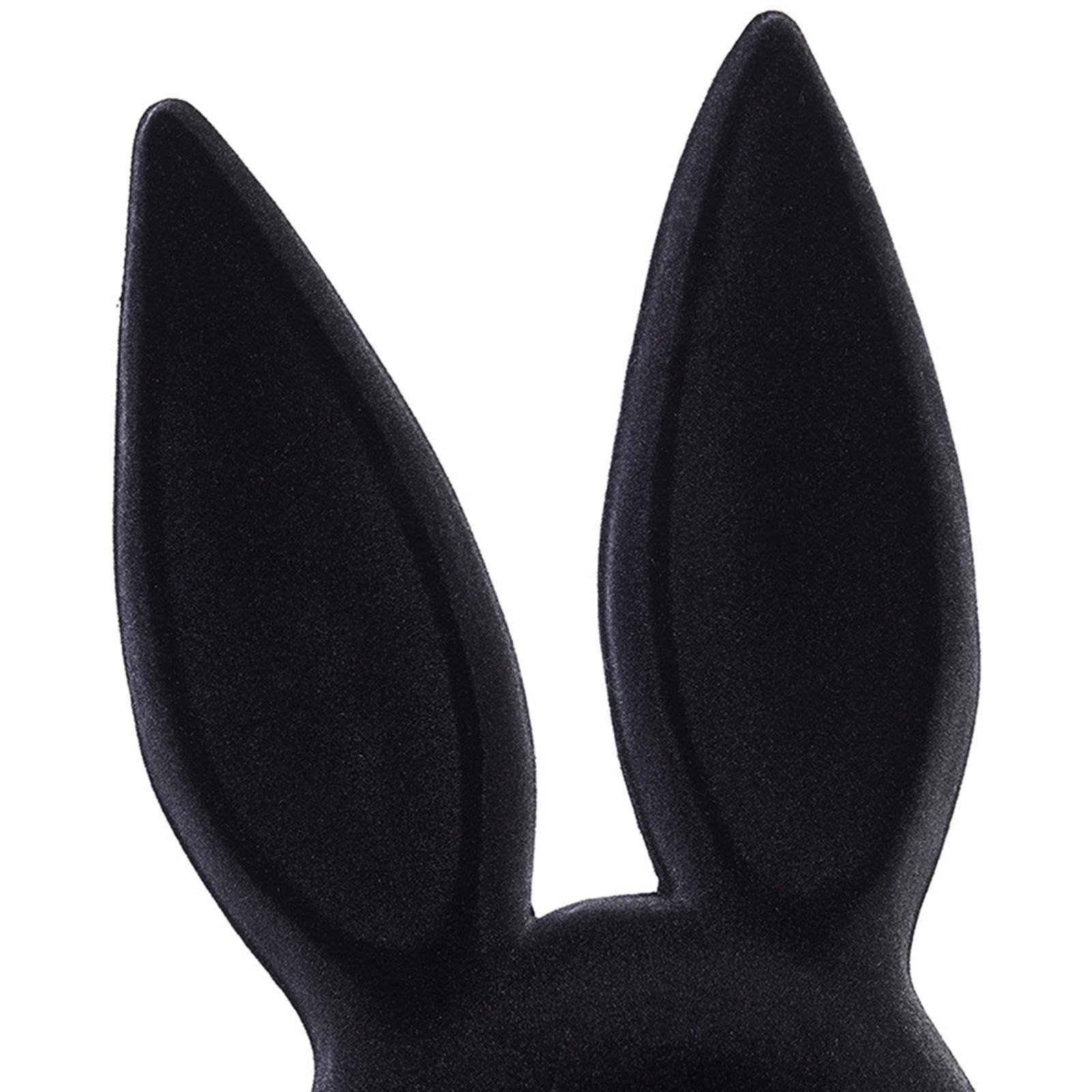Ladies Masquerade Mask Head Mask Prop Fun Costum Props Bunny Mask for Masquerade Halloween
