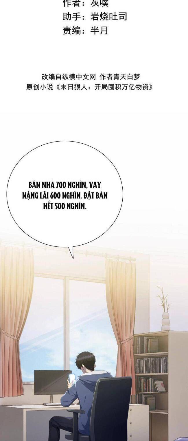 kẻ tàn nhẫn ngày tận thế: bắt đầu dự trữ hàng tỉ tấn vật tư chapter 4 2