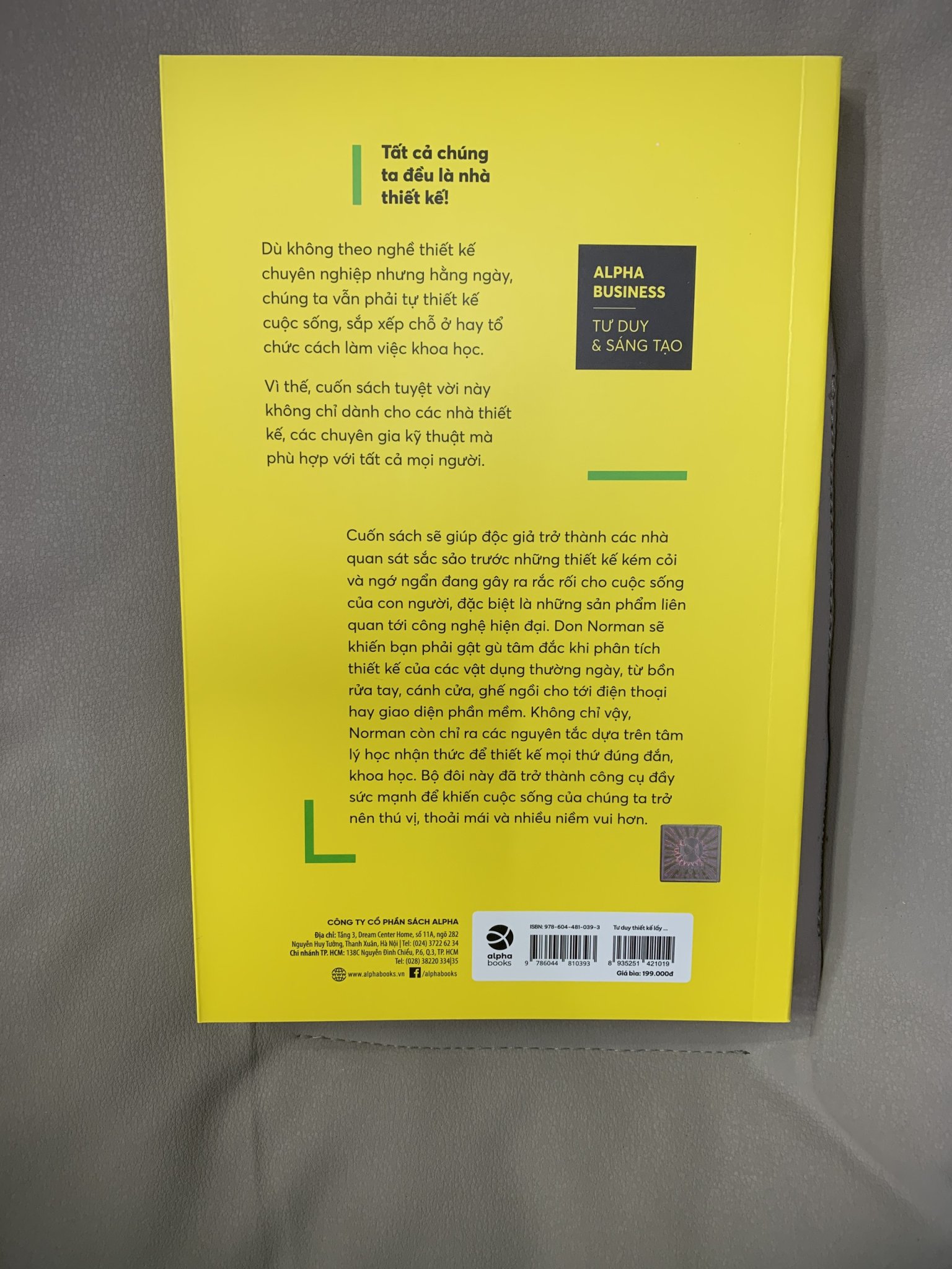 (Phiên bản 2023) TƯ DUY THIẾT KẾ LẤY NGƯỜI DÙNG LÀM TRUNG TÂM (THE DESIGN OF EVERYDAY THINGS) - Don Norman - Phương Lan dịch - (bìa mềm)