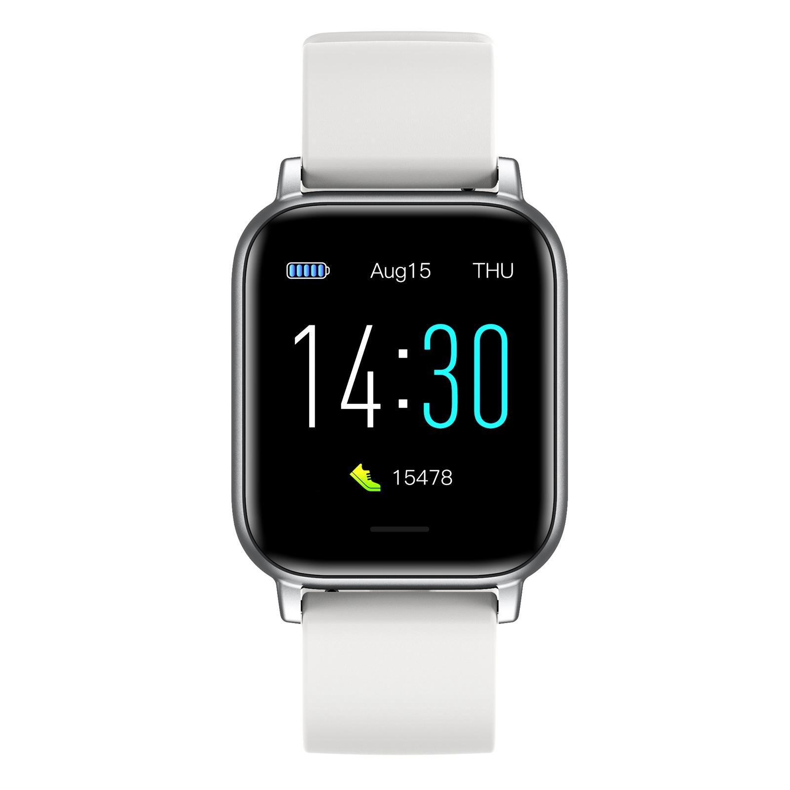 1.3in 2021 Men Fashion Bluetooth 5.0 Smart Watch Sleep Monitor Pedometer Waterproof 170mAh