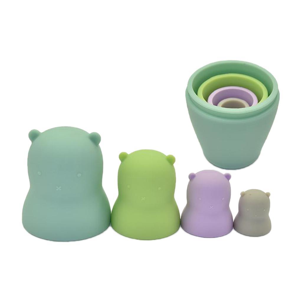 4PCS Stacking Sensory Stacker Building Educational Toys Style A