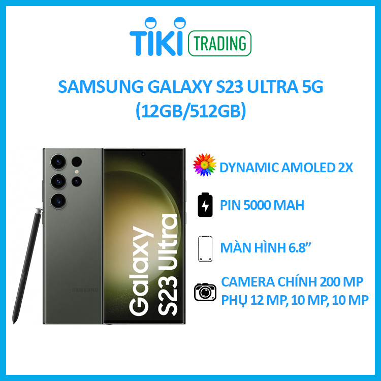 Điện thoại Samsung Galaxy S23 Ultra 5G - Hàng chính hãng