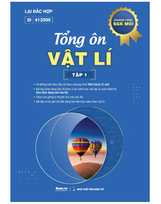 Sách - Tổng Ôn Vật Lí - tập 1 (Moon)