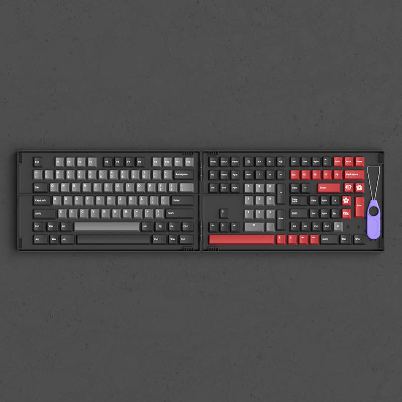 Nút Bàn Phím Cơ AKKO Keycap Set - Psittacus (Cherry Profile) - Hàng Chính Hãng