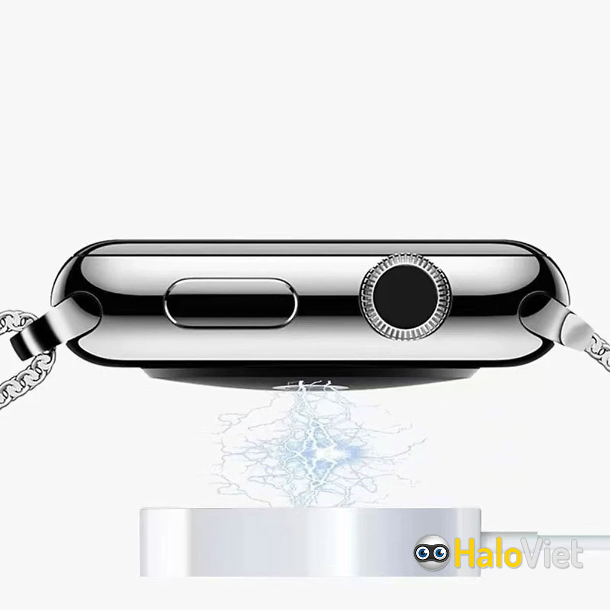 Dây cáp sạc nhanh cho Apple Watch Magnetic chất liệu đế kim loại cao cấp - Hỗ trợ series 1 2 3 4 5 6 7 8 9, SE, Ultra, SE / Ultra 2