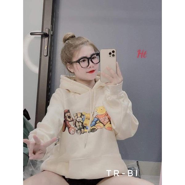 Áo hoodie 4 gấu ngồi H2A