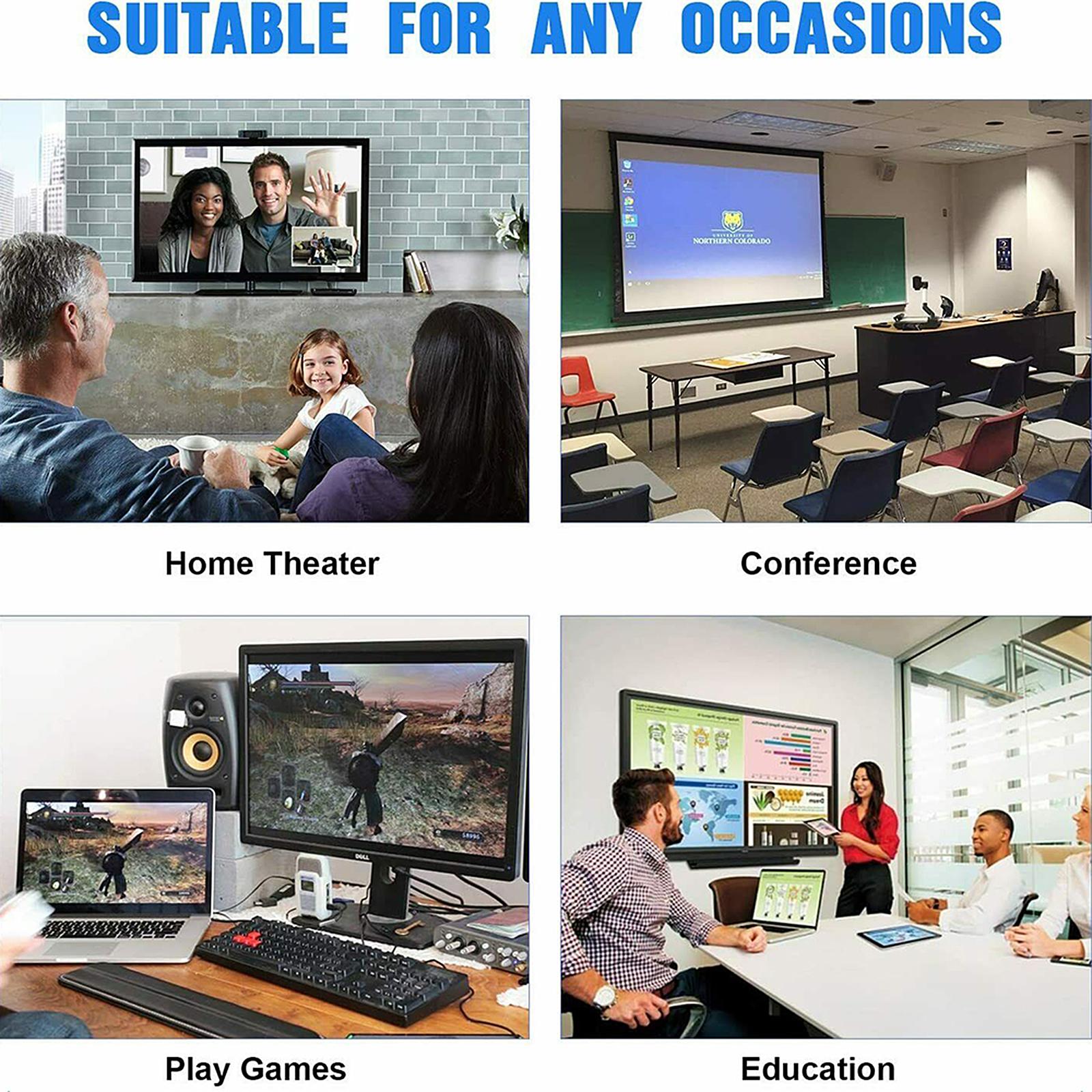 Portable USB C to DisplayPort 1.4 Adapter Converter 8K 60Hz for Pro