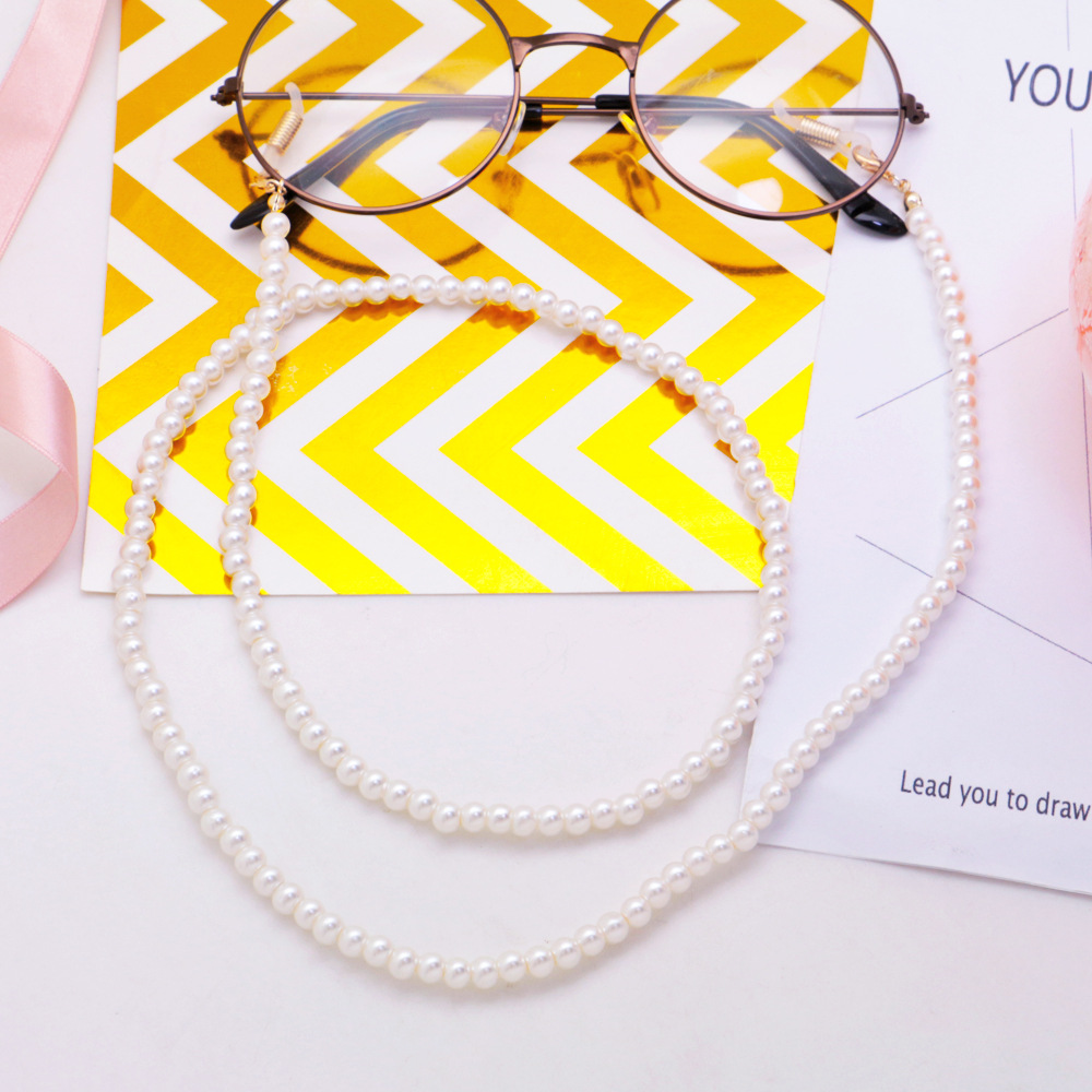 Dây đeo kính dây gọng kính đeo cổ thời trang chuỗi ngọc trai fashion new
