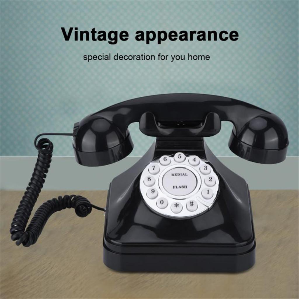 2xVintage Retro Telephones One-line Operation Multi Function Landline Phone