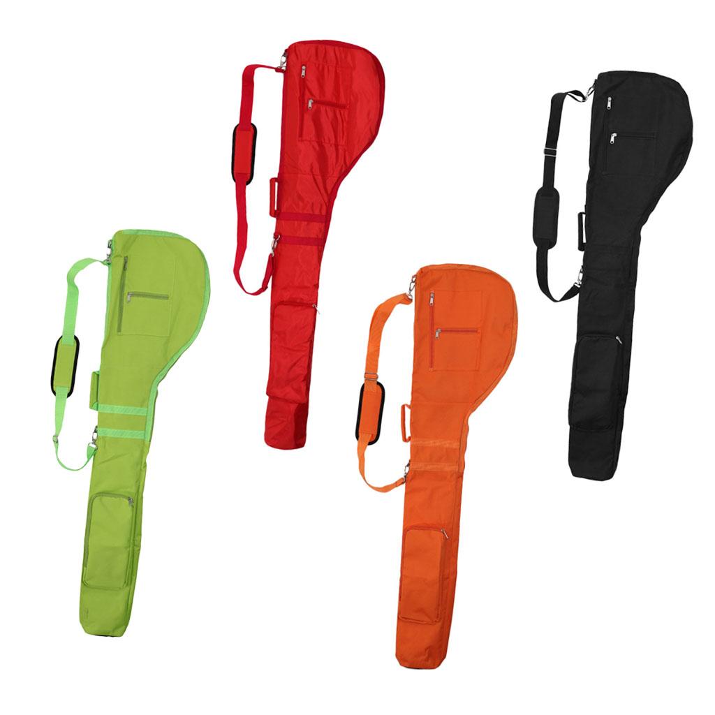 Golf Training Practice Pouch Bag Golf Travel Case Carry Protector for Golf Club Cover With Handle and Strap