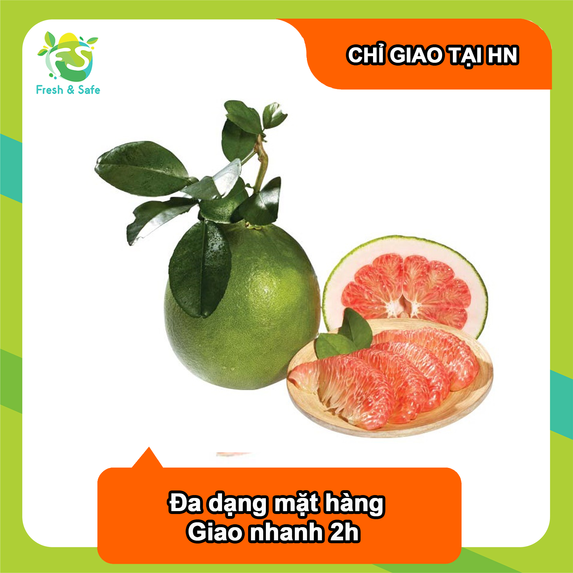 Bưởi da xanh 1 Trái 1.5kg